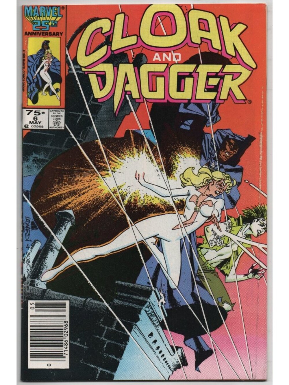 Cloak and Dagger 6 Marvel Comics 1986 VF 8.0 Mayhem Festival Newsstand